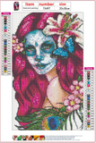 Full Diamond Painting kit - Halloween lady