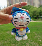 13cm high DIY Doraemon Keychain  (with glue tools) - Hibah-Diamond painting art studio