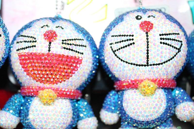 13cm high DIY Doraemon Keychain  (with glue tools) - Hibah-Diamond painting art studio