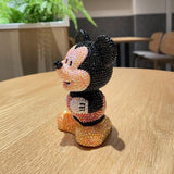 13cm high DIY Minnie Mickey  (with glue tools) - Hibah-Diamond painting art studio