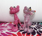 13cm high DIY The Pink Panther Keychain  (with glue tools) - Hibah-Diamond painting art studio