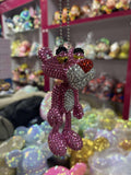 13cm high DIY The Pink Panther Keychain  (with glue tools) - Hibah-Diamond painting art studio