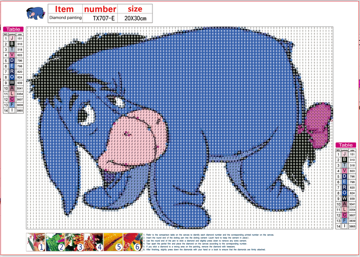 Full Diamond Painting kit - Eeyore