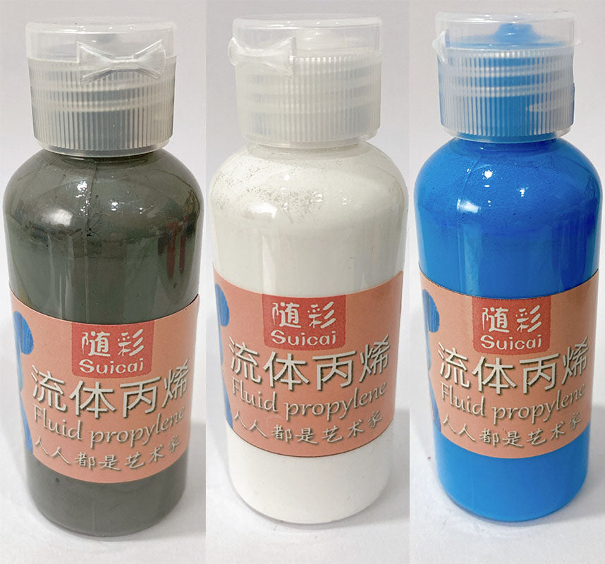 Fluid painting Popobe bear