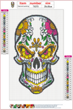 Full Diamond Painting kit - Skull