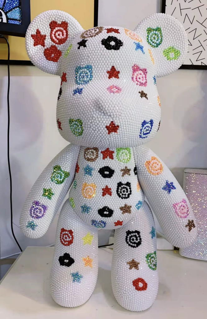 DIY Star and circle Popobe bear (with glue tools)