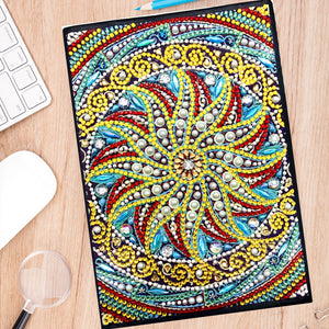 DIY Diamond Painting Notebook - Mandala (No lines)