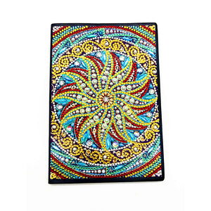 DIY Diamond Painting Notebook - Mandala (No lines)
