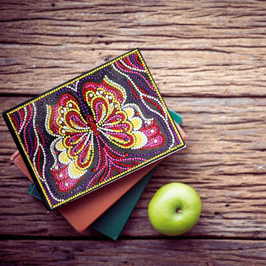 DIY Diamond Painting Notebook - Butterfly (No lines)