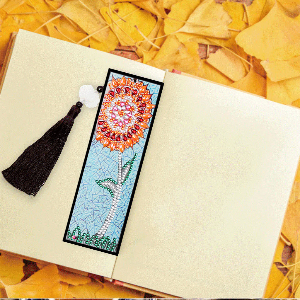 DIY Diamond Painting | Sunflower Bookmark