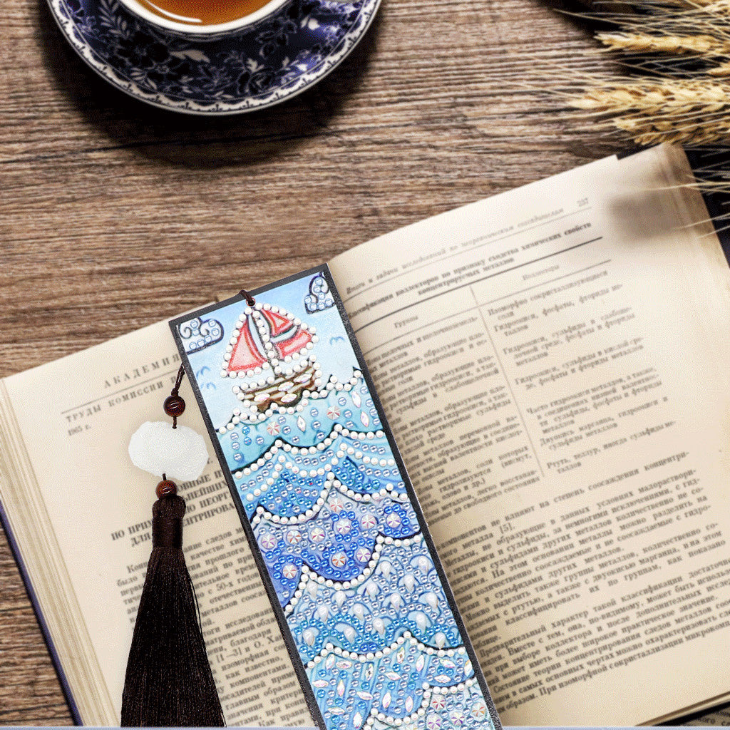 DIY Diamond Painting | Waves Bookmark