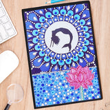 DIY Diamond Painting Notebook - Mermaid (With lines)