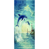 Full Large Diamond Painting kit - Dolphin jumping