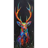 Full Large Diamond Painting kit - Watercolor sika deer