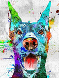 Full Diamond Painting kit - Doberman