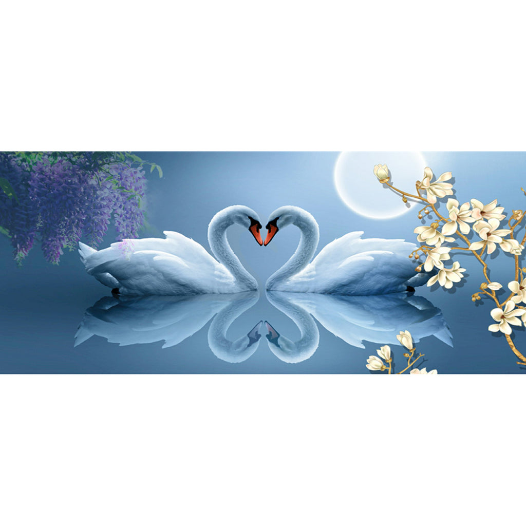 Full Large Diamond Painting kit - Swans