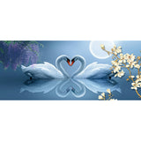 Full Large Diamond Painting kit - Swans