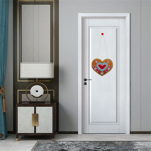 DIY Diamond painting pendant - Heart