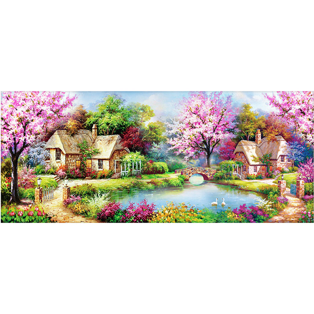 Full Large Diamond Painting kit - Beautiful scenery in spring