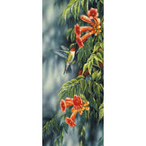 Full Large Diamond Painting kit - Hummingbird picking nectar