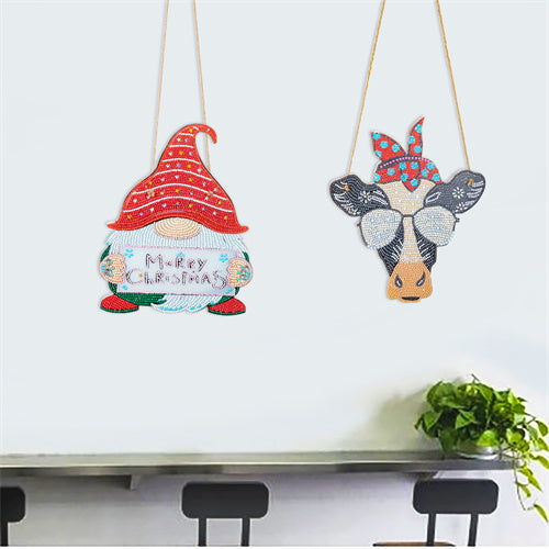 DIY Diamond painting pendant - Cattle