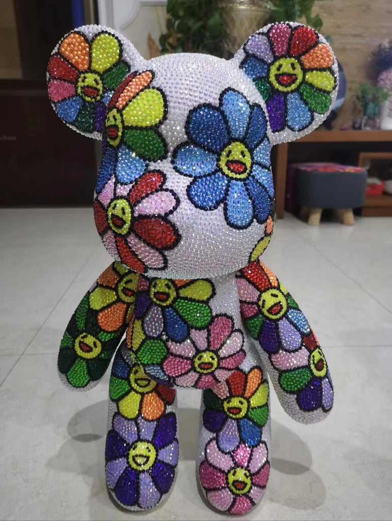 DIY Sunflower Popobe bear (with glue tools)