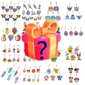 【Mysterious Box】Random Diamond Painting Keychain - Hibah-Diamond painting art studio