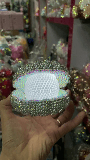 DIY glowing doll - Lighted Big Pearl Shell Oyster  (with glue tools)