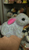 DIY glowing doll - Lighted sitting rabbit  (with glue tools)