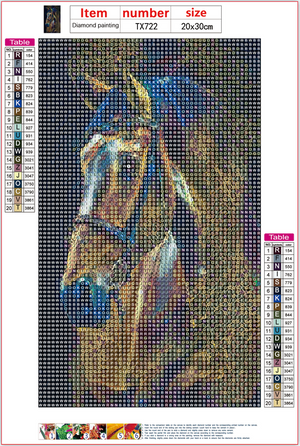 Full Diamond Painting kit - Horse