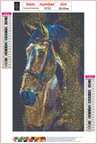 Full Diamond Painting kit - horse
