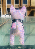 20cm high DIY Bull Terrier dog (with glue tools) - Hibah-Diamond painting art studio