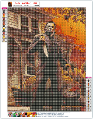 Full Diamond Painting kit - Halloween 1978 michael myers