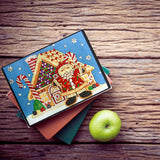 DIY Diamond Painting Notebook - Santa Claus (With lines)