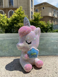 21cm high DIY cute unicorn (with glue tools) - Hibah-Diamond painting art studio