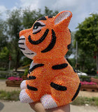 21cm high DIY Tiger (with glue tools) - Hibah-Diamond painting art studio