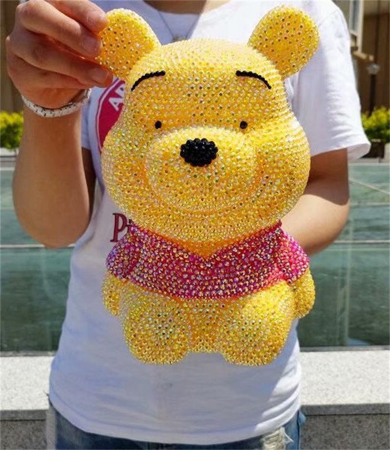22cm DIY Winnie the Pooh  (with glue tools) - Hibah-Diamond painting art studio