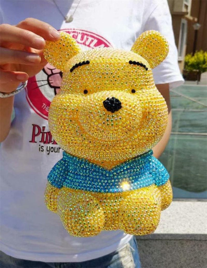 22cm DIY Winnie the Pooh  (with glue tools) - Hibah-Diamond painting art studio