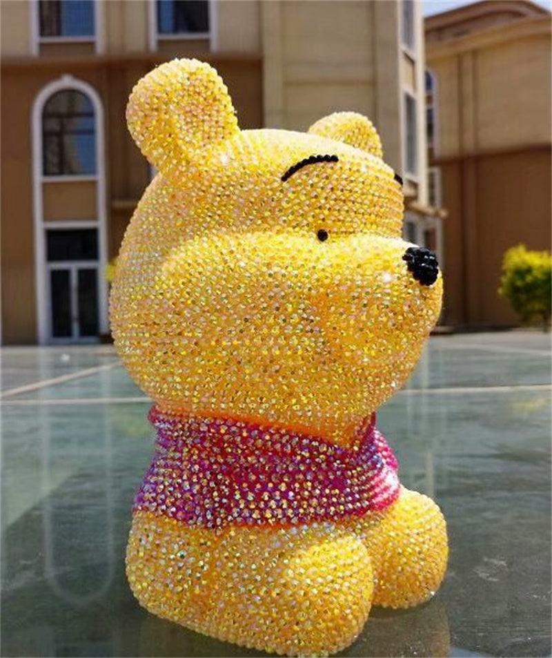 22cm DIY Winnie the Pooh  (with glue tools) - Hibah-Diamond painting art studio