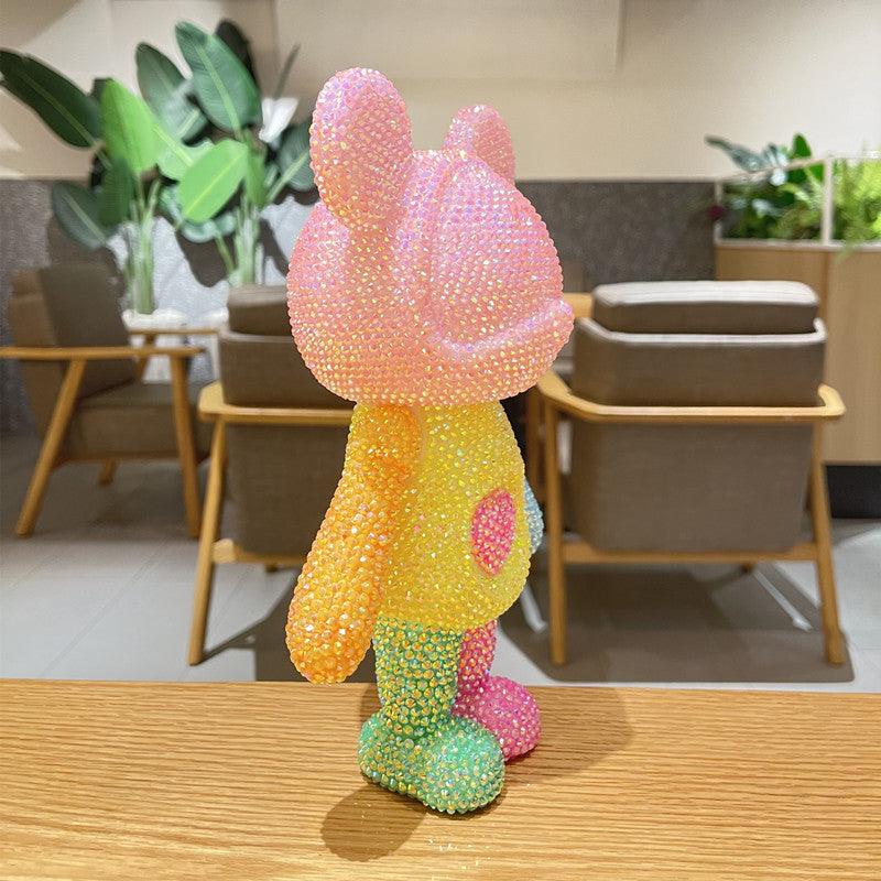 23cm&51cm high DIY Cute space bear (with glue tools) - Hibah-Diamond painting art studio