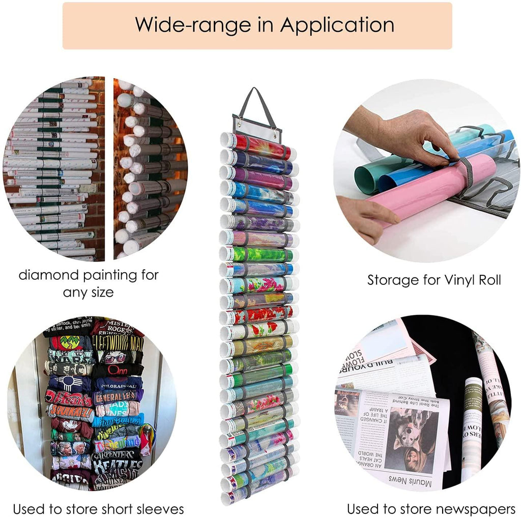 24 Compartments Diamond Painting Canvas Storage Organizer - Hibah-Diamond painting art studio