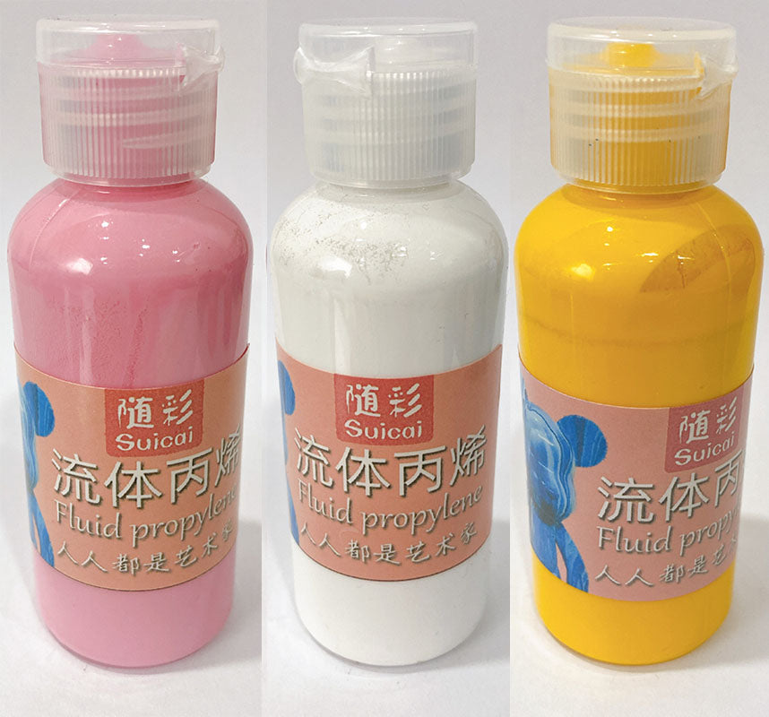 Fluid painting Popobe bear