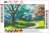 Full Diamond Painting kit - Beautiful park scenery