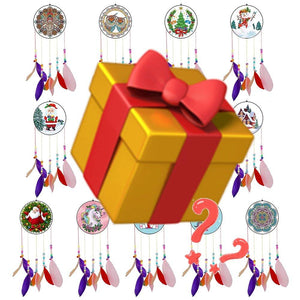 【Mysterious Box】Random Diamond Painting Acrylic Wind Chime - Hibah-Diamond painting art studio