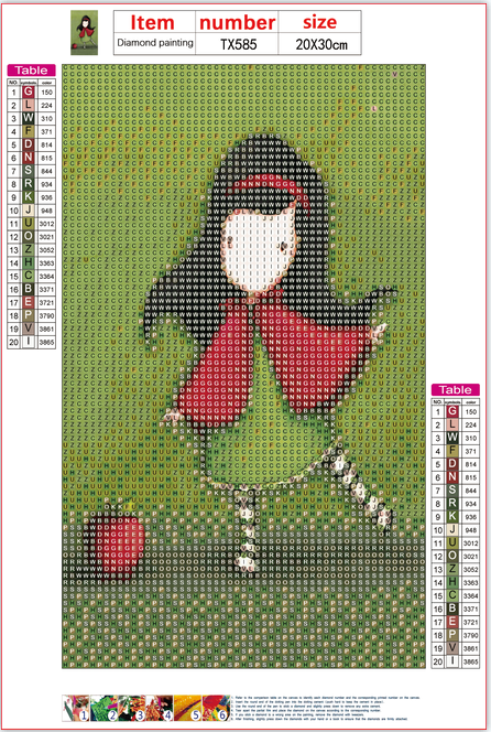 Full Diamond Painting kit - Gorjuss girl - Little Red