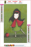 Full Diamond Painting kit - Gorjuss girl - Little Red