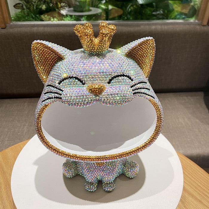 28cm high DIY big face cat (with glue tools) - Hibah-Diamond painting art studio