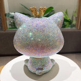 28cm high DIY big face cat (with glue tools) - Hibah-Diamond painting art studio