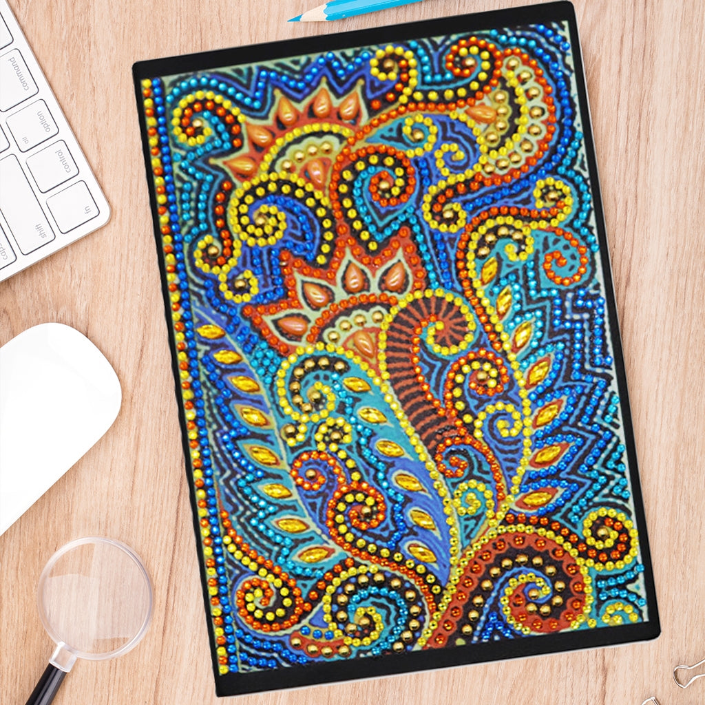 DIY Diamond Painting Notebook - Flower (No lines)
