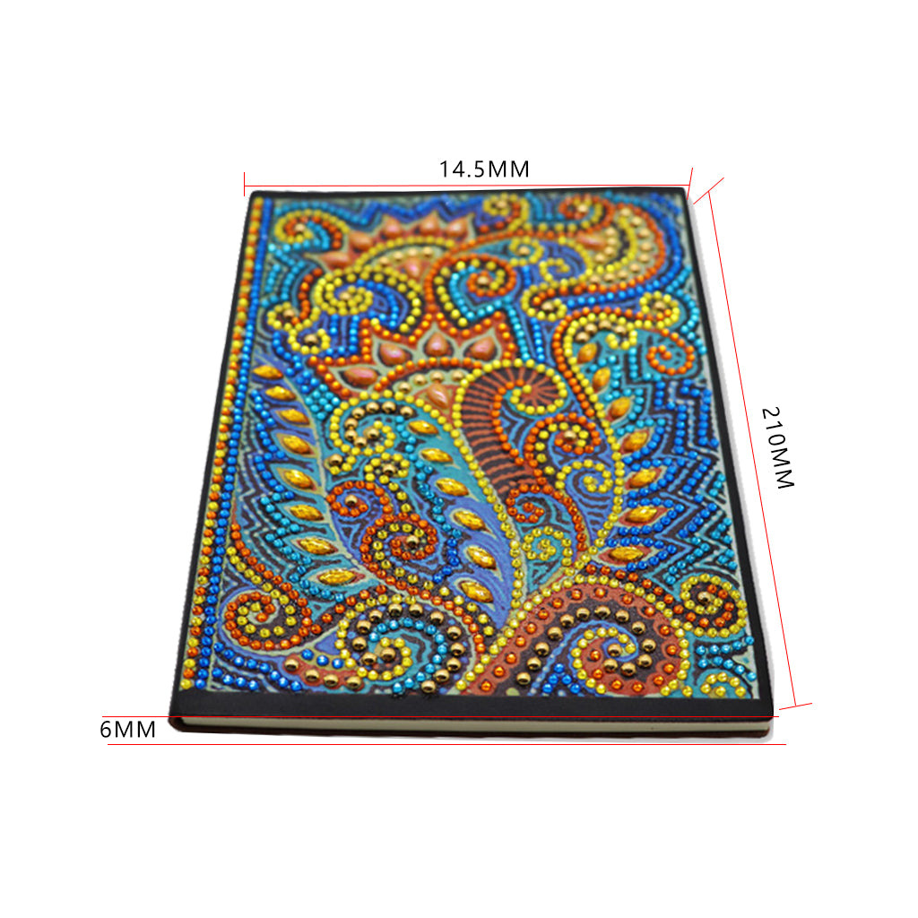 DIY Diamond Painting Notebook - Flower (No lines)